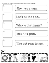 Cvc Word Sentences Worksheets Teaching Resources Tpt