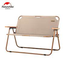 The bamboo folding chairs come in a pack of 4 (with options for a pack of 2 or a single chair); Naturehike Outdoor Leisure Double Folding Chair Portable Ultralight Camping Picnic Beach Chair 2 Person Wood Grain Na Camping Picnic Beach Chairs Folding Chair