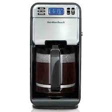 Hamilton beach 12 cup programmable coffee maker (46299) is the best choice for you. Hamilton Beach 12 Cup Digital Automatic Lcd Programmable Coffee Maker Brewer For Sale Online Ebay