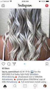 Pin By Melissa Scoran On Hair Color Ideas Hair Color Formulas Silver Hair Baliage Hair