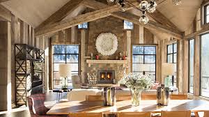 I bet you can imagine how gorgeous handcrafted aspen dining room furniture will look in your rustic lodge. A Luxurious Yet Rustic Aspen Colorado Vacation Home Architectural Digest