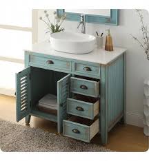 Chans Furniture Cf 78886bu Benton Abbeville 36 Freestanding Single Bowl Vessel Sink Bathroom Vanity In Distressed Teal Blue In 2020 Vessel Sink Bathroom Vanity Vessel Sink Bathroom Bathroom Sink Vanity