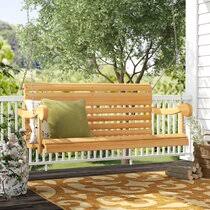 Another popular design is the canopy hanging. Andover Mills Porch Swings You Ll Love In 2021 Wayfair