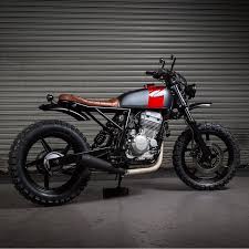 Honda Cbf250 Brat Honda Scrambler Tracker Motorcycle Scrambler