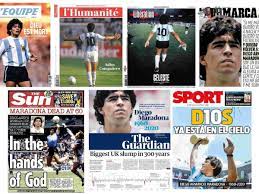 Pocas semanas antes de su muerte, maradona presentó cuadros. La Muerte De Maradona En Todos Los Diarios Del Mundo Pulso Noticias