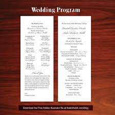 Free Diy Catholic Wedding Program Ai Template I M A Professional Graphic Designer Wedding Program Template Free Catholic Wedding Program Diy Wedding Programs