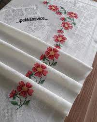 en sevdigim renkler pembenin iki tonu yeni seccade modelimiz sahibine simdiden hayirli olsun bilgi ve capraz dikis modelleri kanavice tasarimlari kanavice