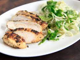 Lemon Pepper Cured Chicken With Fennel Salad Recipe Fennel Salad Food Network Recipes Stuffed Peppers