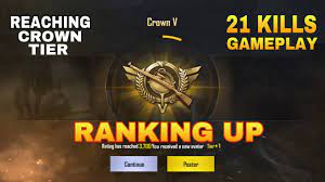 Reaching Crown Tier How To Rank Up Fast In Pubg Mobile Road To Conquerer Youtube