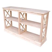 Hampton Sofa Server Table Unfinished Furniture Long Sofa Table Wood Sofa Table