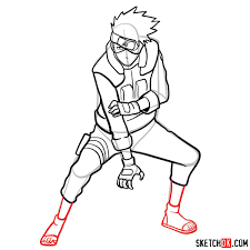How To Draw Kakashi Hatake From Naruto Anime Sketchok Step By Step Drawing Tutorials In 2021 Kakashi Hatake Kakashi Naruto Drawings