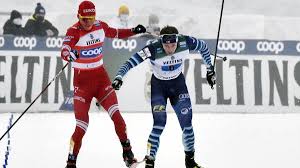 1 29 3482277 bolshunov alexander 1996 rus 44:48.1 2 27 3482350 poroshkin ilia 1995 rus 45:49.1 +1:01.0 3 34 3500743 gustafsson victor 1990 swe 46. Alexander Bolshunov Whips Rival With Ski Pole Then Crashes Into Him On Purpose Eurosport