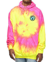 Black And Blue Tie Dye Hoodie Teenage Madness Pink Yellow Tie Dye Hoodie Zumiez Green Hoodie Outfit Hoodie Outfit Men Tie Dye Hoodie