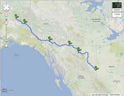 Edmonton To Vancouver Drive Map The Alaska Canada Highway | Guide | Road Trip Planner | Alcan | Photos