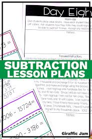 4th Grade Math Lesson Plans 4th Grade Math Fourth Grade Math Lesson Plans Addition Lesson Plan In 2020 Math Lesson Plans Math Lessons Teaching Subtraction