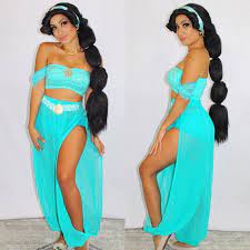 Jasmine Costume Jasmine Halloween Costume Princess Jasmine Costume Diy Disney Princess Costumes