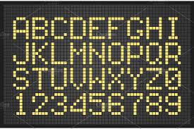 Alarm clock regular alarm clock:version 1. Digital Letters Cyber Clock Font Font Leading Illuminated Manuscript Digital