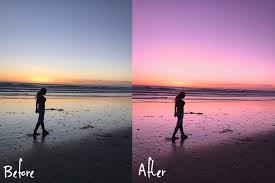 8 Purple Sunsets Mobile Lightroom Presets Blogger Presets Etsy Lightroom Presets Travel Instagram Lightroom