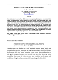Sehingga membuat mbok yem takut kehilangannya. Papan Cerita Pengertian Kaedah Dan Prose