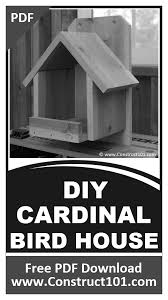 Cardinals are not cavity dwelling birds so a cardinal birdhouse is actually more like angstrom cardinal bird platform. Pin On Home Garden