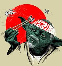 Chop Stick Yoda Star Wars Illustration Star Wars Art Illustration