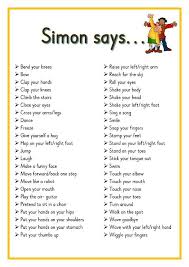 Simon Says Pdf Onedrive Preschool Songs Preschool Games Classroom Games