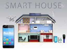 Pilotprojekt intelligentes haus im world wide web. Smartphone App Und Energiesparhaus Fur Intelligente Haus Konzept Lizenzfreie Fotos Bilder Und Stock Fotografie Image 29842708