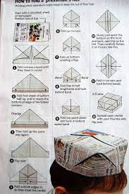 Fold A Pressman S Hat Newspaper Hat Origami Hat Geometric Origami