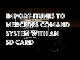 Yg bisa unlock tape bawaan mobil mercedes supaya bisa nonton dvd. Mercedes Comand System Sd Card Music Import By Thisisreallife