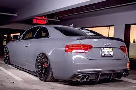 Enlaes Audi B8 5 S5 A5 Rear Diffuser Carbon Fiber Audi Audi S5 Carbon Fiber