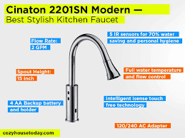 Today in the market, there are four great brands that stand out as fine touchless kitchen sinks in terms of technological specifications and customer experience. Top 9 Best Touchless Kitchen Faucets Updated June 2021 Buying Guide