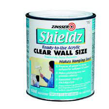 It seals, primes, and sizes in 1 step eliminating poor adhesion. Zinsser Shieldz Clear Wall Size Clear Primer 1 Quart Us Ace Hardware