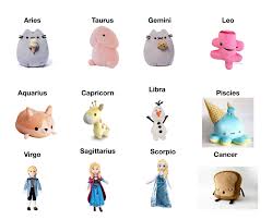 Zodiac Signs As Plushies Taurus And Gemini Leo And Aquarius Virgo And Sagittarius