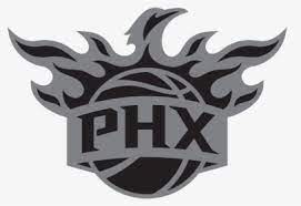 The decoration of the uniforms (numbers, names and logos on both side of the jerseys). Transparent Pumpkin Outline Clipart Phoenix Suns Black Logo Hd Png Download Kindpng