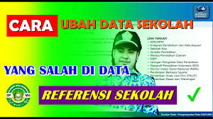 Berbeda dengan cara cek tarif grab sebelum pesan, untuk cara ganti foto profil grab mengharuskan anda untuk tersambung dengan akun facebook. Cara Merubah Data Sekolah Yang Salah Pada Data Referensi Sekolah Kemenag Dan Dinas Youtube