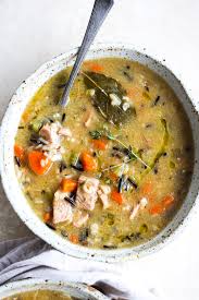 Dairy Free Creamy Chicken Wild Rice Soup The Defined Dish Recipe Chicken Wild Rice Soup Wild Rice Soup Creamy Chicken