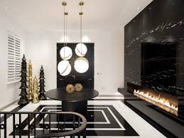 Large statement floral rugs, elegant geometric patterns and subtle tonal stripe rugs complemented by a wide range of plain textured rugs, in myriad colours and shades. A Contemporary And Luxury Home In London Designed By Kelly Hoppen
