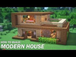 It's just a small sort of house with everything you need for you to survive. Minecraft Modern House Tutorial How To Build A Modern House With Wood In Minecraft Easy Y Minecraft House Plans Minecraft Modern Minecraft House Designs