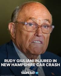 Giuliani, 81, was taken to a nearby trauma center and was being treated for  injuries.