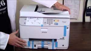 تثبيت تعريفات epson l220 يرجي اتباع الخطواط التالية : Epson Workforce Pro Wf 5690 Unboxing Setup Youtube