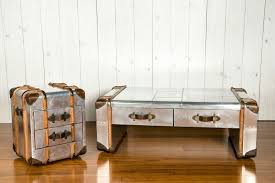 Learn rules of thumb for height, width & depth in relation to sofa & distance to sofa. Polstar Aviator Luggage Trunk Side Table Aviator Furniture Brisbane