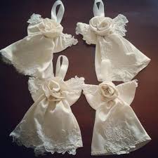 Angels Made From Mom S Wedding Dress Www Unboxthedress Com Angels Weddingdressmakeover Transf Diy Wedding Gifts Recycle Wedding Dress Wedding Dress Keepsake