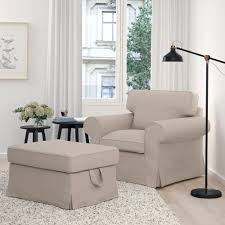 Ektorp كرسي بذراعين Totebo بيج فاتح Ikea