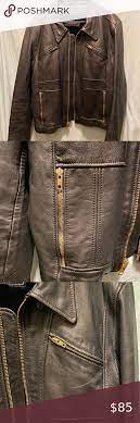 Vintage Steinmark Biker Leather Jacket Size 44 Leather Jacket Leather Jacket Men Biker Leather