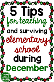 Try these fun learning activities and games for 3rd graders. Tips To Survive Teaching Elementary School In December Thrifty In Third Grade