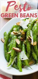 Pesto Green Beans Recipe Green Bean Recipes Green Beans Bean Recipes