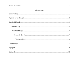 Overzicht Apa Stijl Opmaak