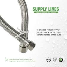 Length X Comp X Fip Faucet Hose Connector Stainless Steel - Temu