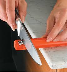Now, you could take your knives to a specialty kitchen store or hit up a sharpening service, but we think it's worth investing in. Knife Sharpener Lee Valley Tools