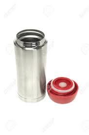 Open Thermos Flask On White Background Stock Photo Picture And Royalty Free Image Image 12667247